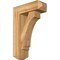 Ekena Millwork Imperial Craftsman Rough Sawn Bracket w/ Offset Brace, Western Red Cedar, 6"W x 16"D x 24"H BKT0604X16X24IMP04RWR - alternate 1